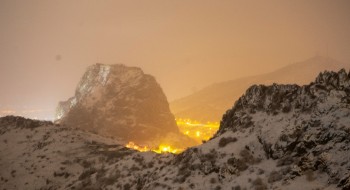 Afyon’dan Anlık Kar Görüntüleri