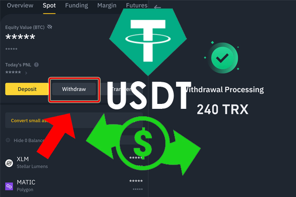 How to transfer USDT coin between exchanges?