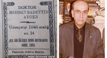 “Pepe Doktor” diye tanınan Fakir Babası Dr. M. Saadettin Aygen